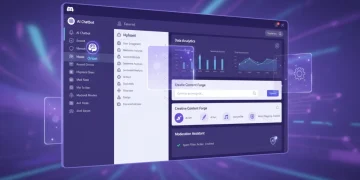 Discord AI integration features dashboard with bot and analytics icons
