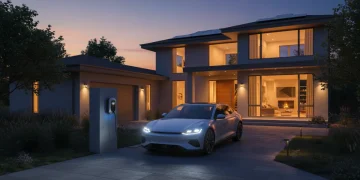Electric vehicle charging at home, impacting utility bills