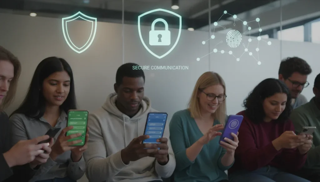 Users embracing encrypted messaging apps for enhanced privacy